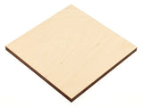 custom laser cut sample of birch plywood