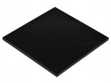 sample of laser cut black acrylic custom