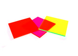 Transparent Fluorescent Green Acrylic</h1><p>thickness ≈ 1/8"<p>includes laser cutting, material, & US shipping</p>