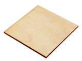custom laser cut sample of birch plywood
