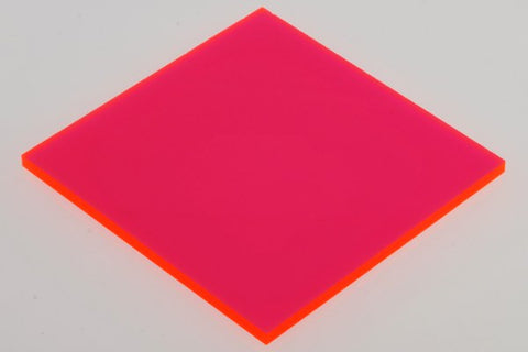 Transparent Fluorescent Pink Acrylic</h1><p>thickness ≈ 1/8"<p>includes laser cutting, material, & US shipping</p>